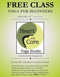 heart and core yoga for beginners with sharon